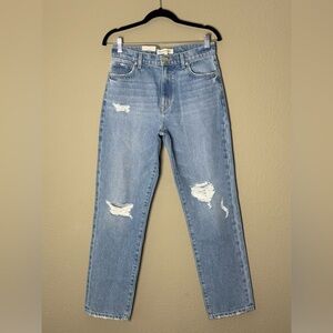 NWT CURRENT/ELLIOT THE BOYFRIEND JEAN 26 DISTRESSED